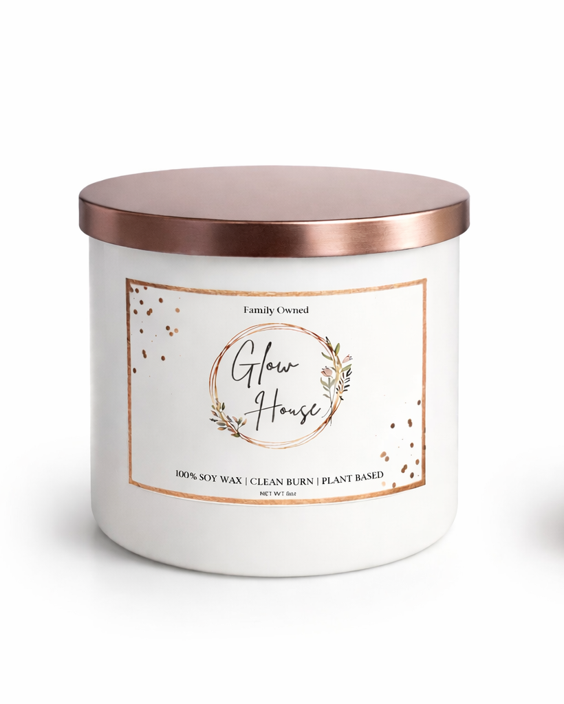 Rose Gold Lid- 2-WIck (17 oz)