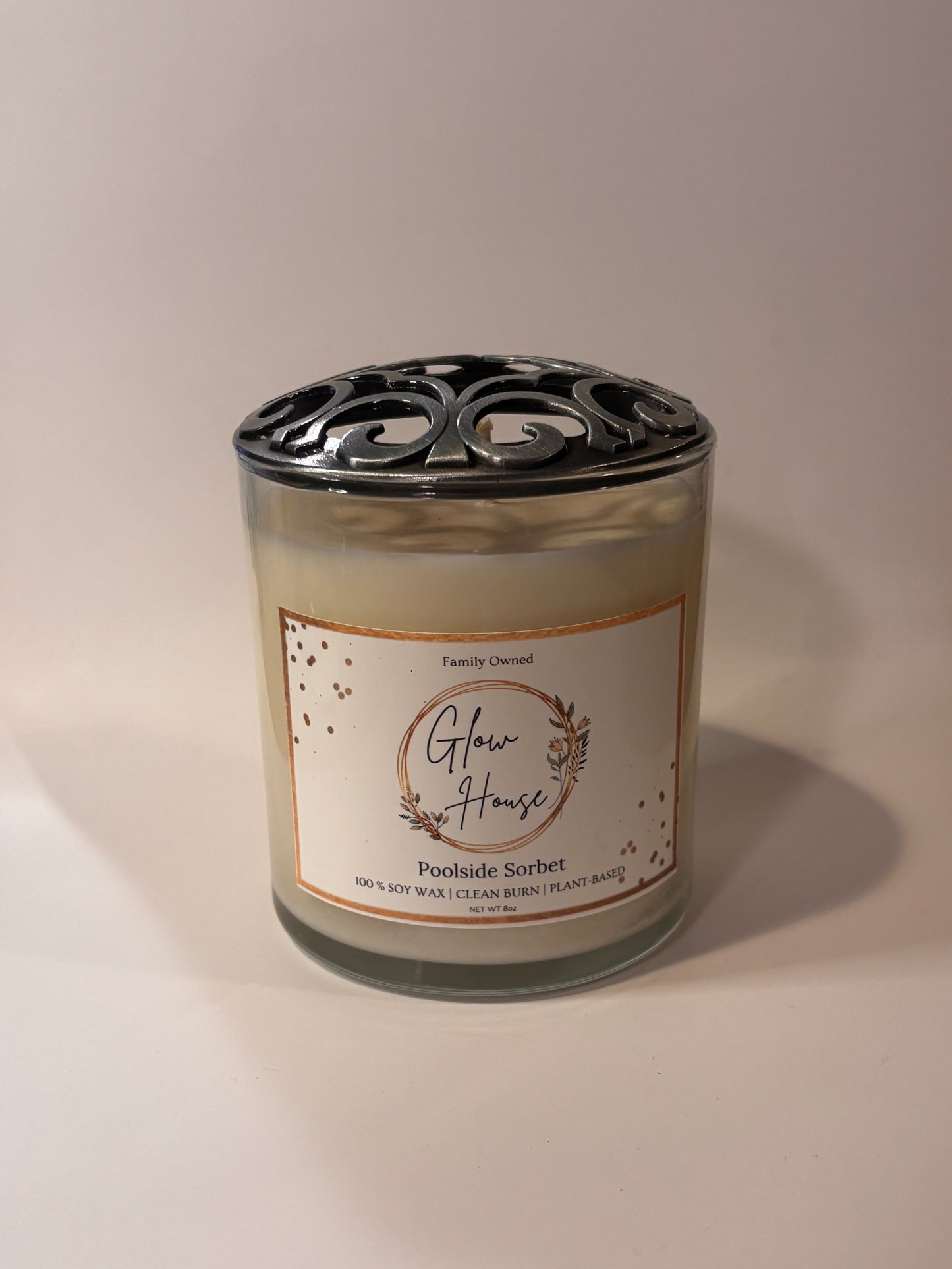 Vintage Swirl Candle Topper